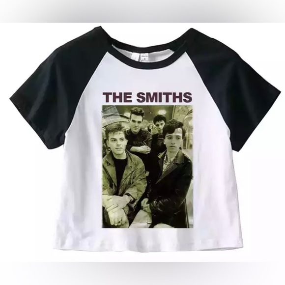 NWOT The Smiths rock band crop t shirt - M/L - Picture 1 of 2
